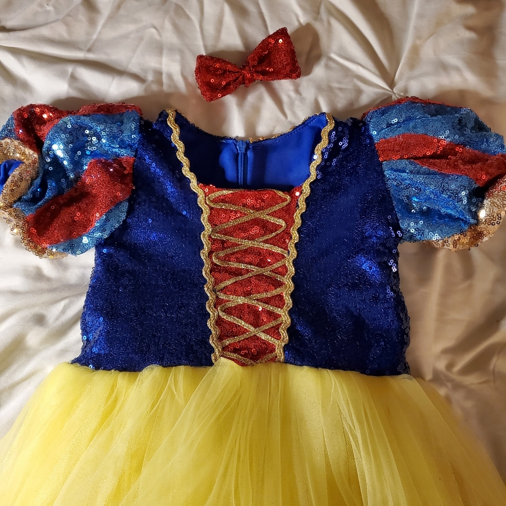 Snow White inspired toddler costume